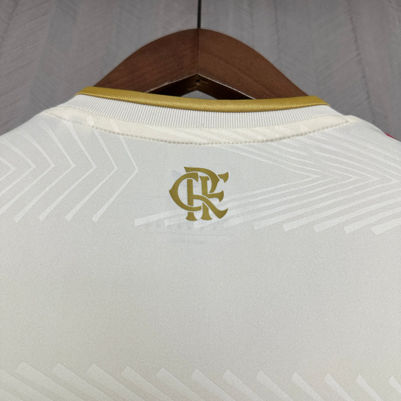 Camisa Flamengo III 25/26 Torcedor Adidas Masculina - Off White