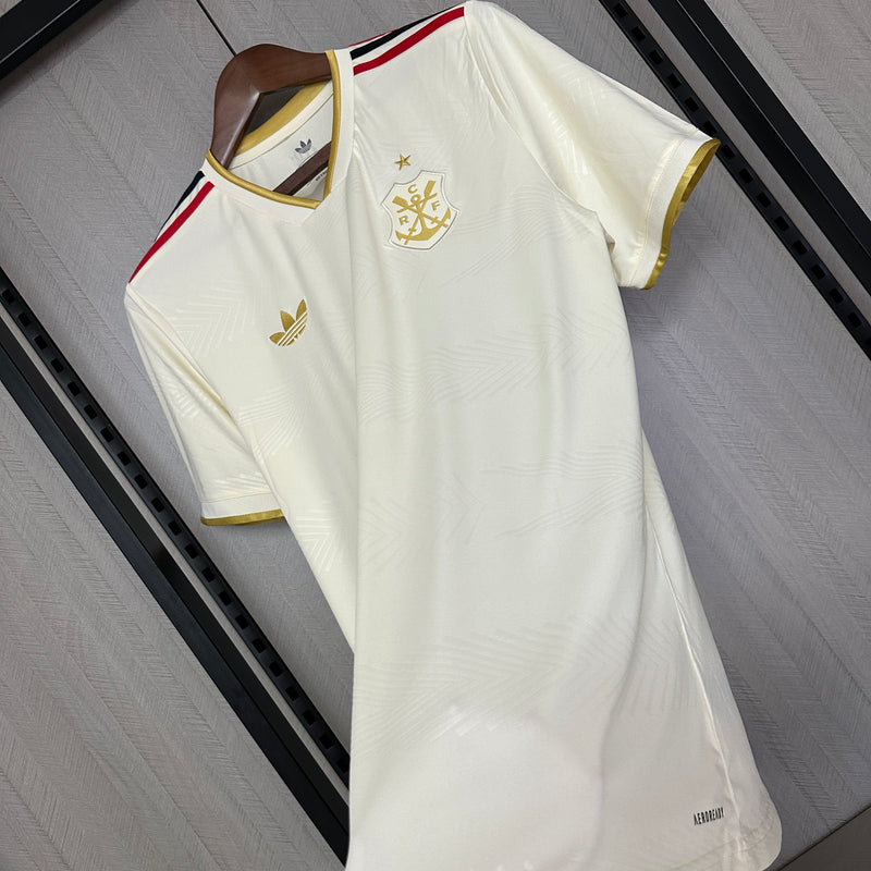 Camisa Flamengo III 25/26 Torcedor Adidas Masculina - Off White