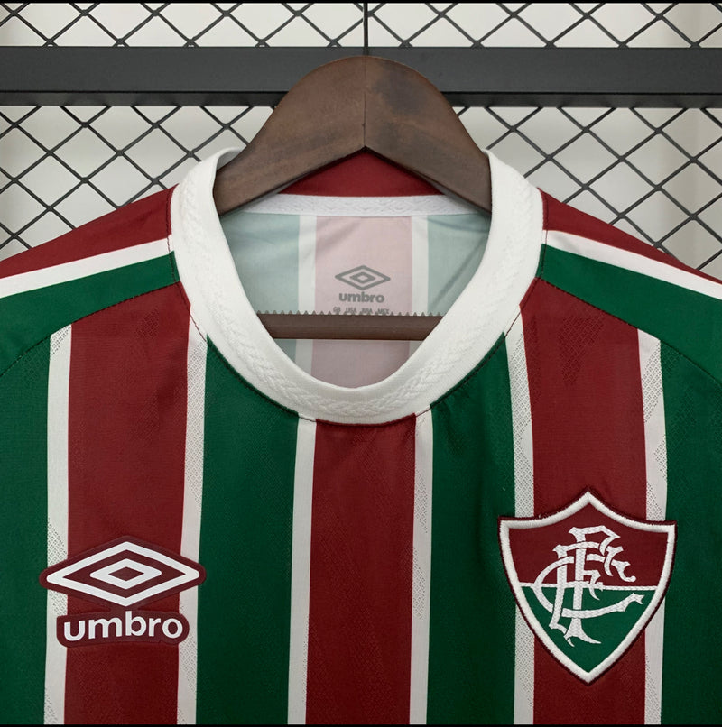 Camisa Fluminense Home 25/26 - Vinho e Verde